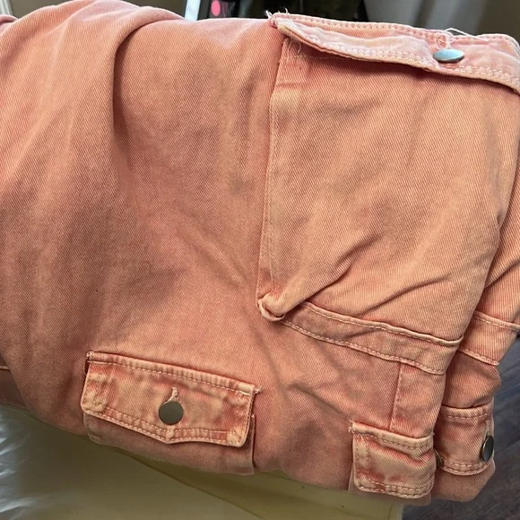 Fashionnova Lily cargo jeans -pink - Picture 5 of 9